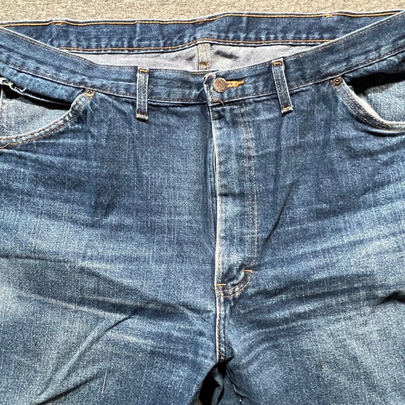 Men’s Dickies Relaxed Fit Jeans Medium Blue Wash Size 44x32 - Picture 4 of 13